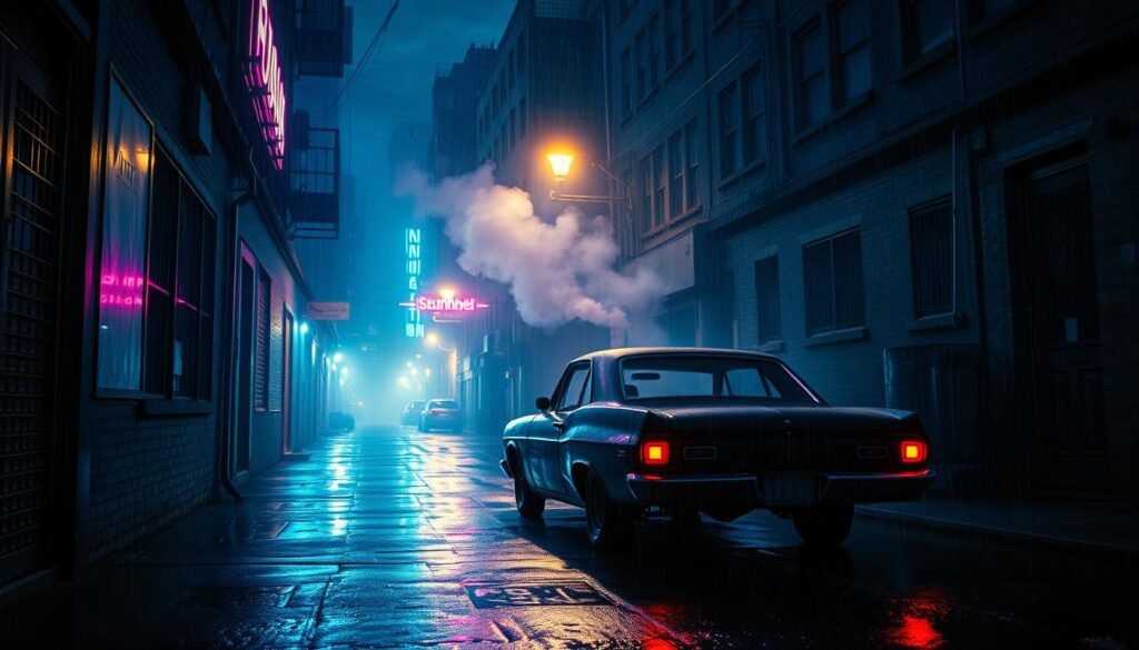 a car on a wet street
RED MOVIE